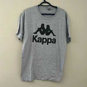 Kappa Men's Grey Logo T-Shirt